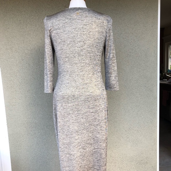 Chanel 2004 metallic gold formal midi dress - Picture 6 of 8